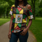 Zimbabwe Christmas Cross Shoulder Shirt Patchwork Style