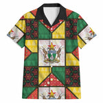 Zimbabwe Christmas Hawaiian Shirt Patchwork Style