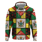 Zimbabwe Christmas Hoodie Patchwork Style