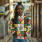 Zimbabwe Christmas Hoodie Patchwork Style