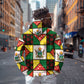 Zimbabwe Christmas Hoodie Patchwork Style
