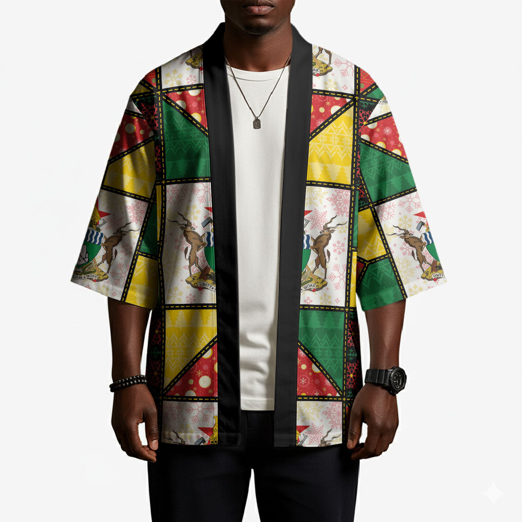 Zimbabwe Christmas Kimono Patchwork Style