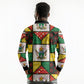 Zimbabwe Christmas Long Sleeve Polo Shirt Patchwork Style