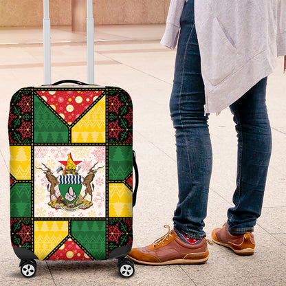Zimbabwe Christmas Luggage Cover Patchwork Style