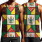 Zimbabwe Christmas Men Tank Top Patchwork Style