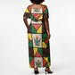 Zimbabwe Christmas Off Shoulder Maxi Dress Patchwork Style