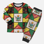 Zimbabwe Christmas Pajama Set Patchwork Style