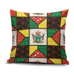 Zimbabwe Christmas Pillow Cover Patchwork Style