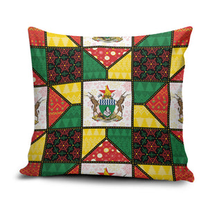 Zimbabwe Christmas Pillow Cover Patchwork Style
