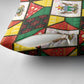 Zimbabwe Christmas Pillow Cover Patchwork Style