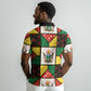 Zimbabwe Christmas Polo Shirt Patchwork Style