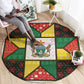 Zimbabwe Christmas Round Carpet Patchwork Style