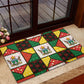 Zimbabwe Christmas Rubber Doormat Patchwork Style