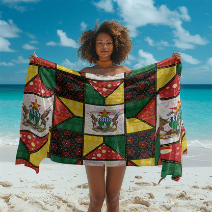 Zimbabwe Christmas Sarong Patchwork Style