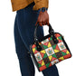 Zimbabwe Christmas Shoulder Handbag Patchwork Style