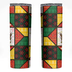Zimbabwe Christmas Skinny Tumbler Patchwork Style