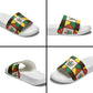 Zimbabwe Christmas Slide Sandals Patchwork Style