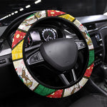 Zimbabwe Christmas Steering Wheel Cover Patchwork Style