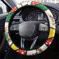 Zimbabwe Christmas Steering Wheel Cover Patchwork Style