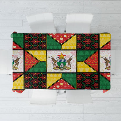 Zimbabwe Christmas Tablecloth Patchwork Style