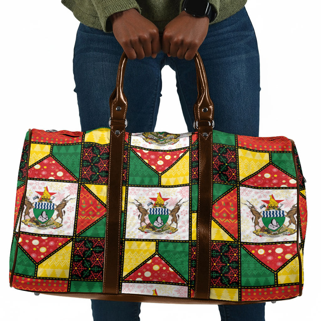 Zimbabwe Christmas Travel Bag Patchwork Style
