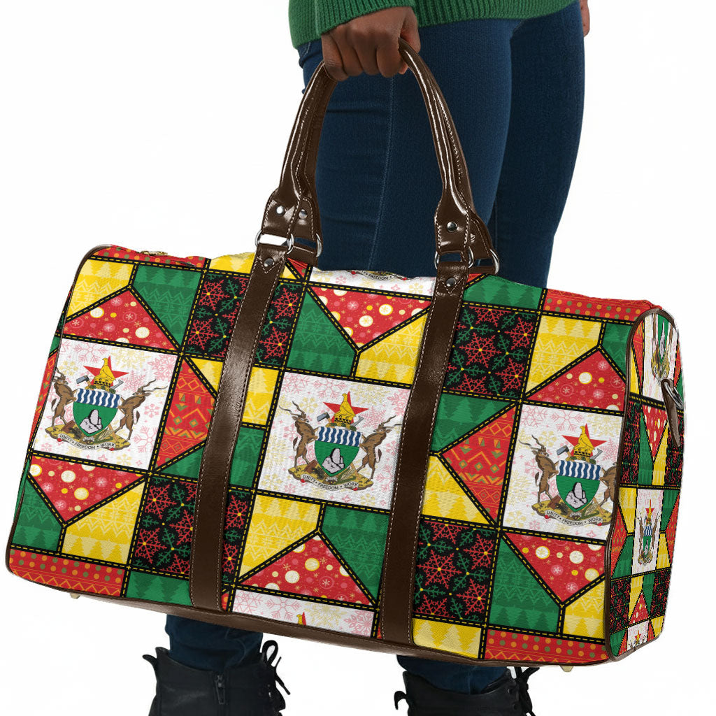 Zimbabwe Christmas Travel Bag Patchwork Style
