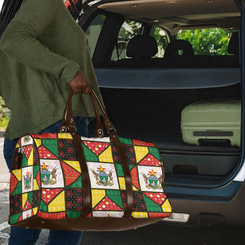 Zimbabwe Christmas Travel Bag Patchwork Style