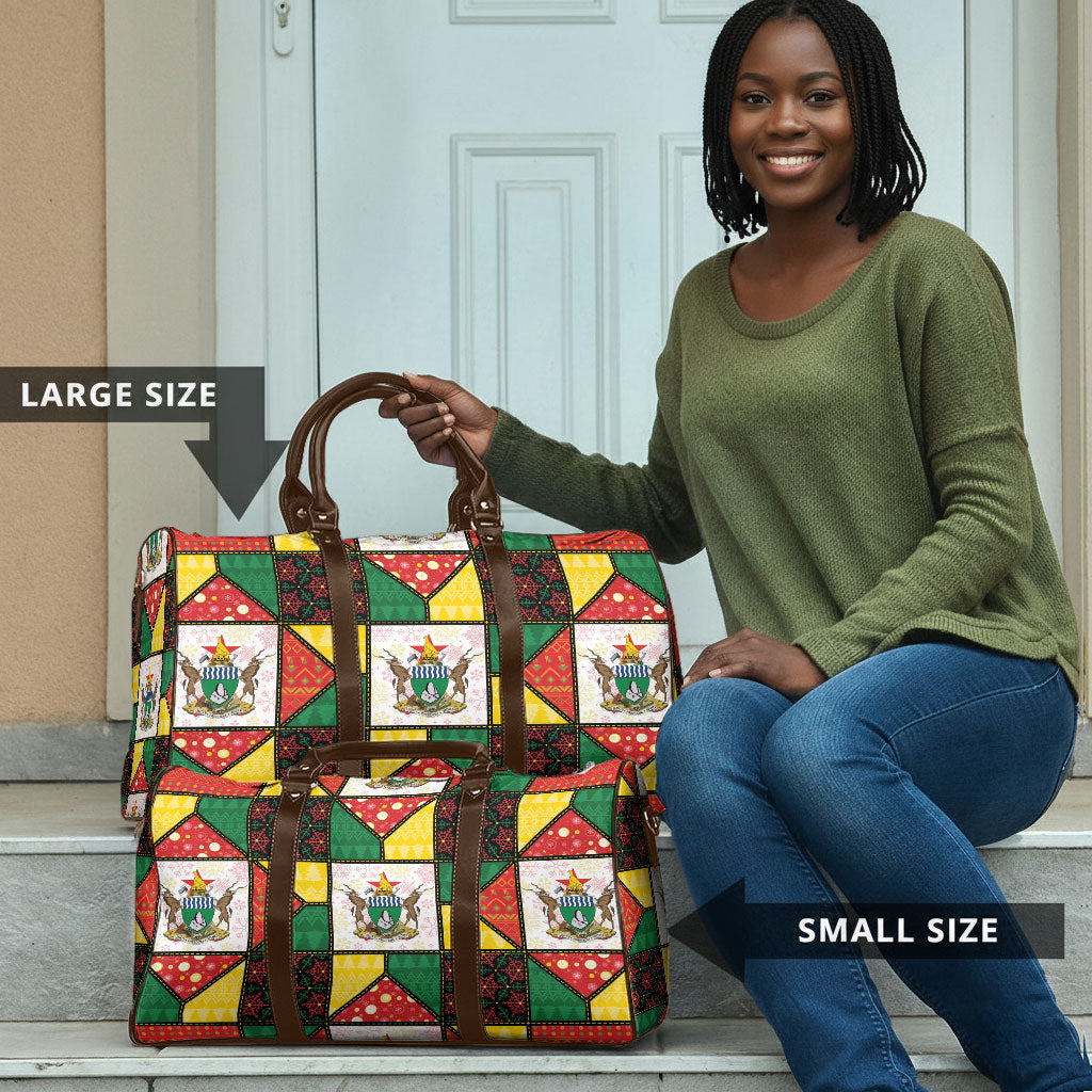 Zimbabwe Christmas Travel Bag Patchwork Style