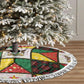 Zimbabwe Christmas Tree Skirt Patchwork Style