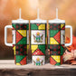 Zimbabwe Christmas Tumbler With Handle Patchwork Style