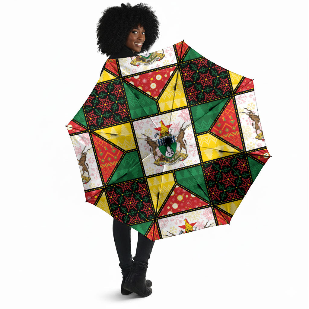 Zimbabwe Christmas Umbrella Patchwork Style