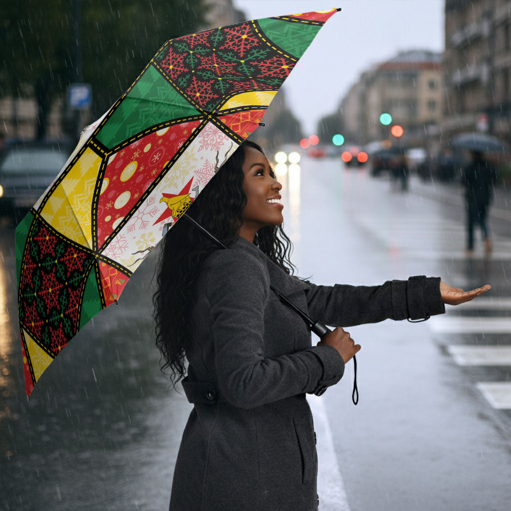 Zimbabwe Christmas Umbrella Patchwork Style