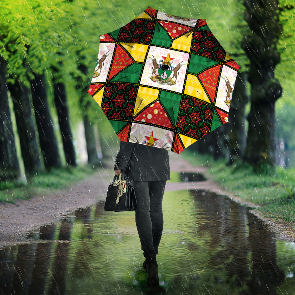 Zimbabwe Christmas Umbrella Patchwork Style