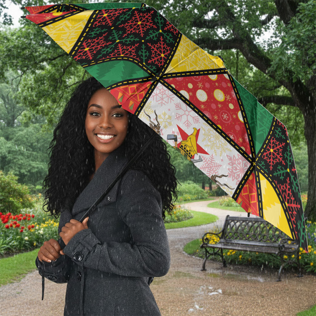Zimbabwe Christmas Umbrella Patchwork Style