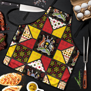 Uganda Christmas Apron Patchwork Style