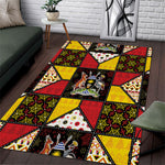 Uganda Christmas Area Rug Patchwork Style