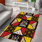 Uganda Christmas Area Rug Patchwork Style