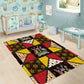 Uganda Christmas Area Rug Patchwork Style