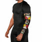 Uganda Christmas Arm Sleeves Patchwork Style