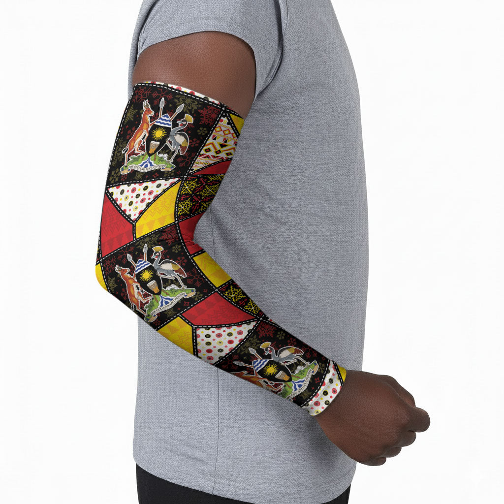Uganda Christmas Arm Sleeves Patchwork Style