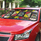 Uganda Christmas Auto Sun Shade Patchwork Style