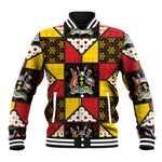Uganda Christmas Baseball Jacket Patchwork Style