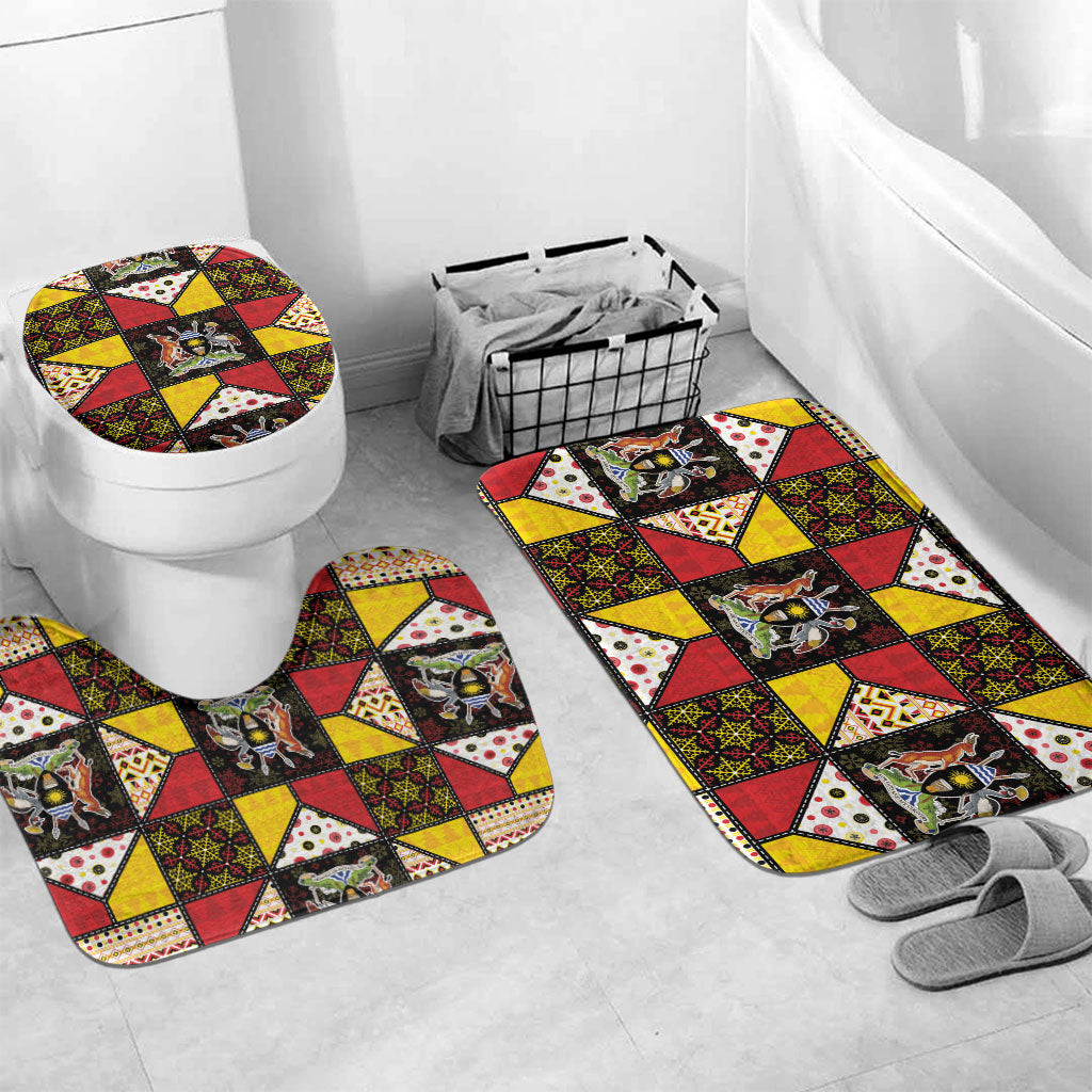 Uganda Christmas Bathroom Set Patchwork Style