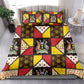 Uganda Christmas Bedding Set Patchwork Style