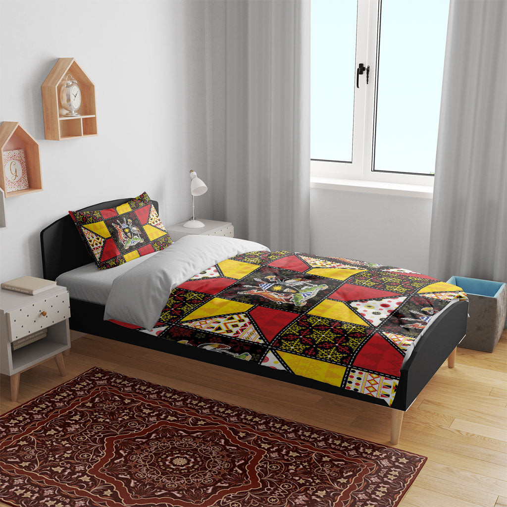 Uganda Christmas Bedding Set Patchwork Style