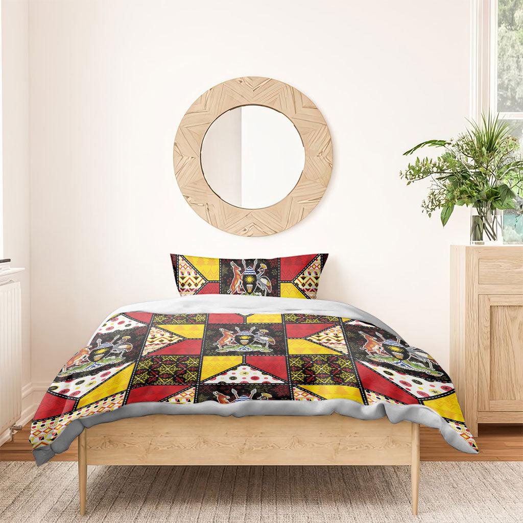 Uganda Christmas Bedding Set Patchwork Style