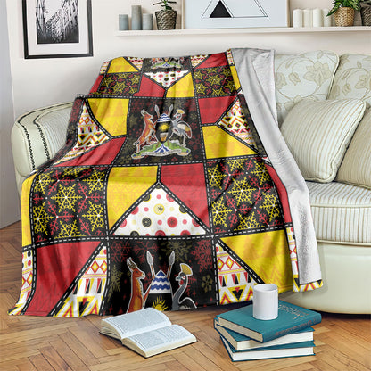Uganda Christmas Blanket Patchwork Style