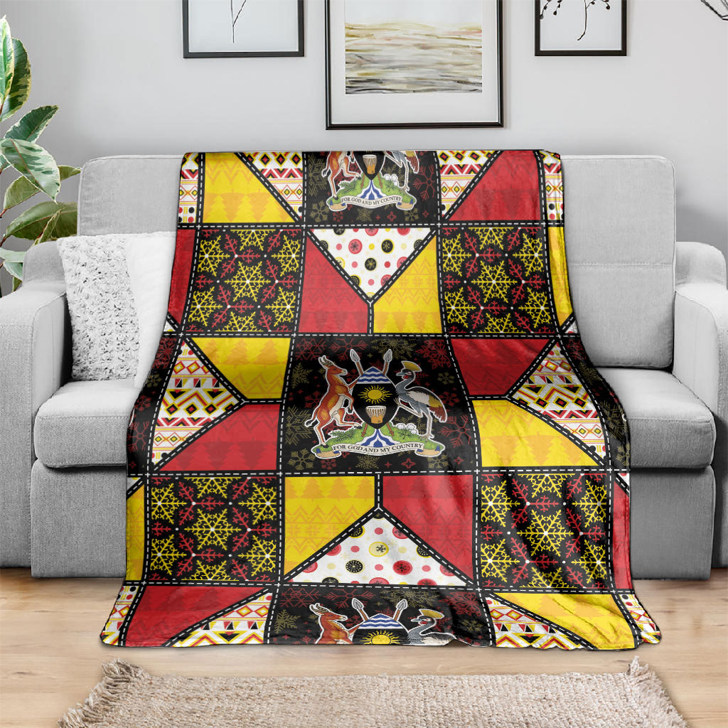 Uganda Christmas Blanket Patchwork Style