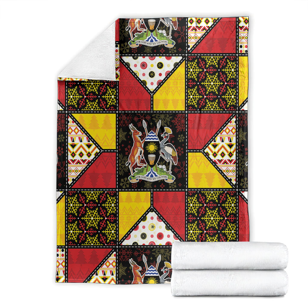 Uganda Christmas Blanket Patchwork Style