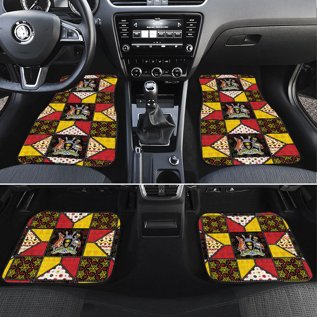 Uganda Christmas Car Mats Patchwork Style